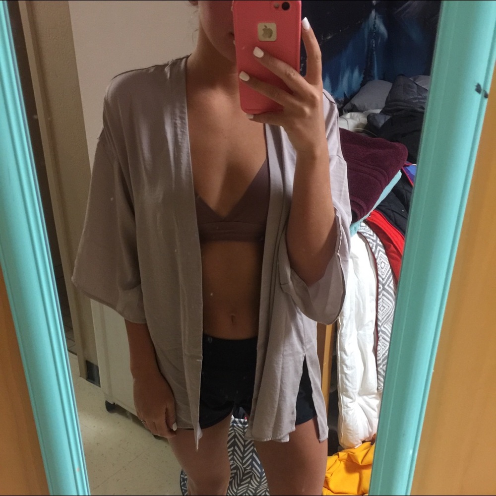 Silky cardigan